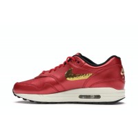 Женские Nike Air Max 1 Red Gold Sequin (W)