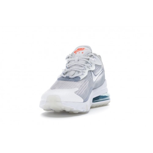 Кроссы Nike Air Max 270 React White Pure Platinum - мужская сетка размеров