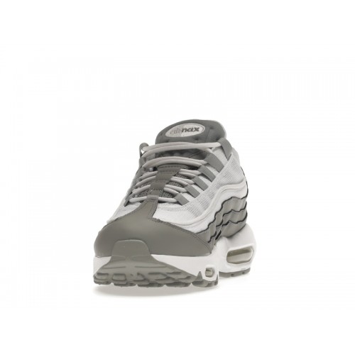 Кроссы Nike Air Max 95 Particle Grey Light Smoke Grey - мужская сетка размеров