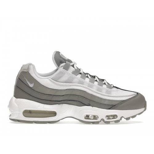 Кроссы Nike Air Max 95 Particle Grey Light Smoke Grey - мужская сетка размеров