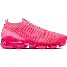 Женские кроссовки Nike Air VaporMax Flyknit 3 Triple Pink (W)