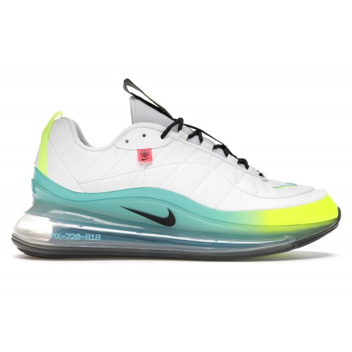 Кроссы Nike MX 720 818 Worldwide White Blue Fury Volt - мужская сетка размеров