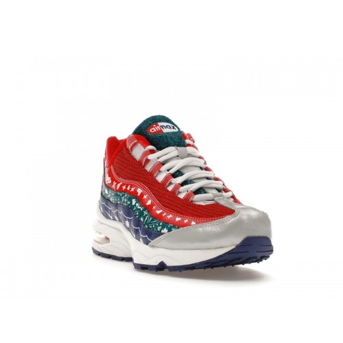 Кроссы Nike Air Max 95 Christmas Sweater (GS) - подростковая сетка размеров