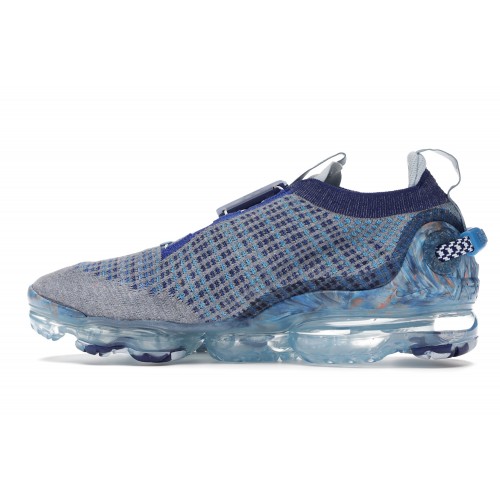 Кроссы Nike Air VaporMax 2020 Flyknit Stone Blue - мужская сетка размеров