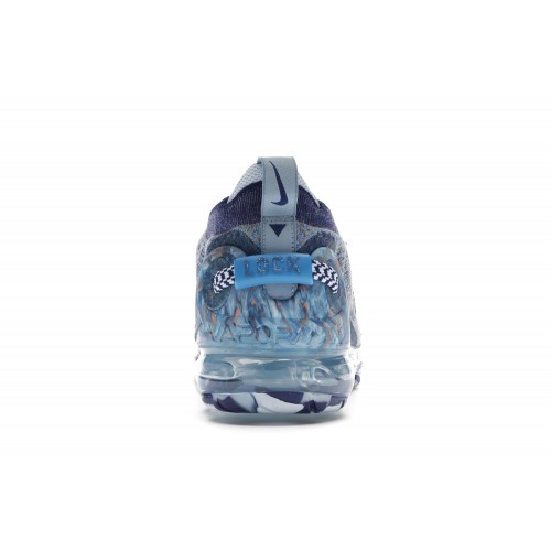 Кроссы Nike Air VaporMax 2020 Flyknit Stone Blue - мужская сетка размеров