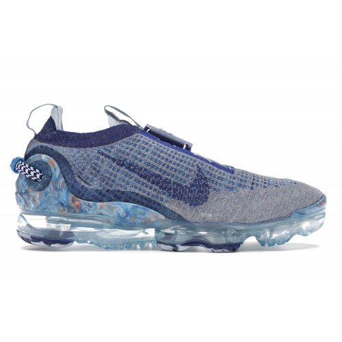 Кроссы Nike Air VaporMax 2020 Flyknit Stone Blue - мужская сетка размеров