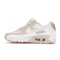 Женские Nike Air Max 90 Summit White Light Orewood Brown (W)