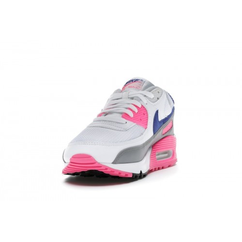 Кроссы Nike Air Max 3 White Pink Blast (W) - женская сетка размеров