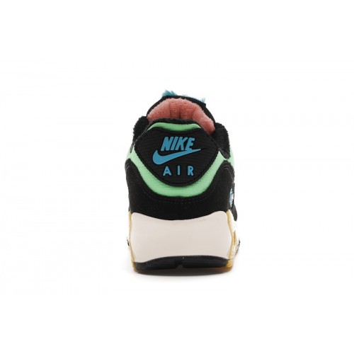Кроссы Nike Air Max 90 Atomic Pink Solar Flare (W) - женская сетка размеров