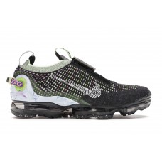 Женские кроссовки Nike Air VaporMax 2020 Flyknit Black Barely Volt (W)