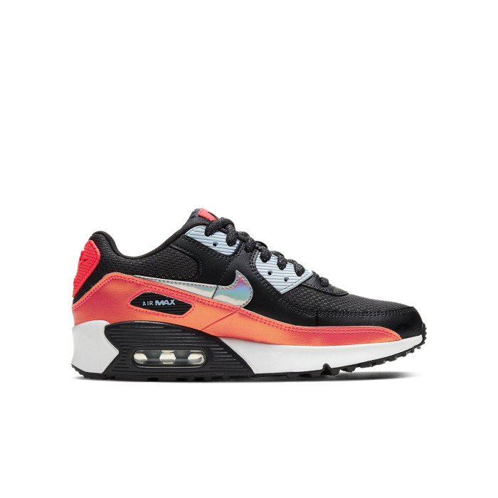 Nike Air Max 90 FP GS Black Laser Crimson - подростковая сетка размеров Nike Air Max 90 FP GS Black Laser Crimson - подростковая сетка размеров