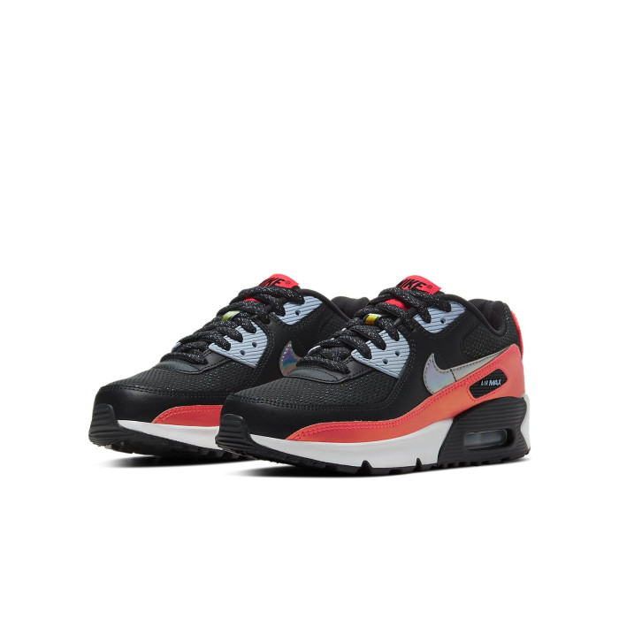 Nike Air Max 90 FP GS Black Laser Crimson - подростковая сетка размеров Nike Air Max 90 FP GS Black Laser Crimson - подростковая сетка размеров