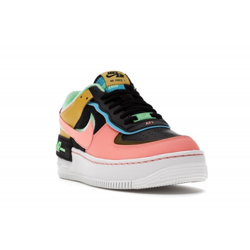 Кроссы Nike Air Force 1 Low Shadow Solar Flare Atomic Pink (W) - женская сетка размеров
