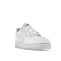 Женские кроссовки Nike Air Force 1 Low 07 Essential White Metallic Gold (W)