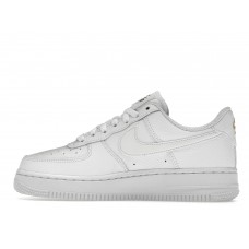 Женские кроссовки Nike Air Force 1 Low 07 Essential White Metallic Gold (W)