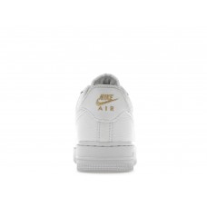Женские кроссовки Nike Air Force 1 Low 07 Essential White Metallic Gold (W)
