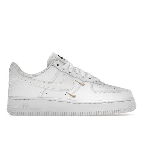 Кроссы Nike Air Force 1 Low 07 Essential White Metallic Gold (W) - женская сетка размеров