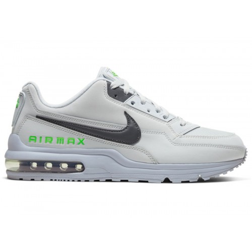 Кроссы Nike Air Max LTD 3 Pure Platinum Electric Green - мужская сетка размеров