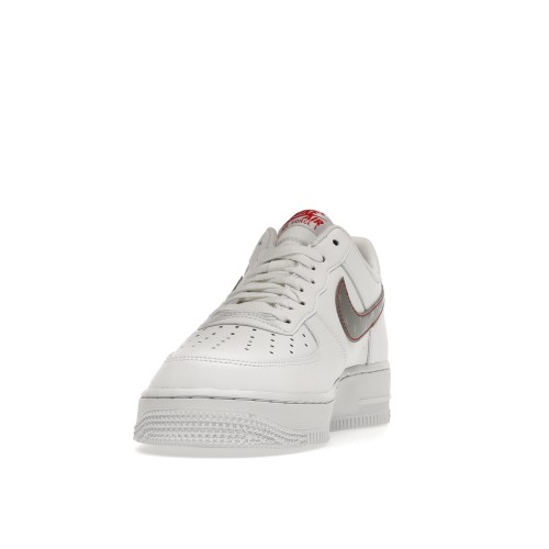 Кроссы Nike Air Force 1 Low 3M Swoosh White - мужская сетка размеров