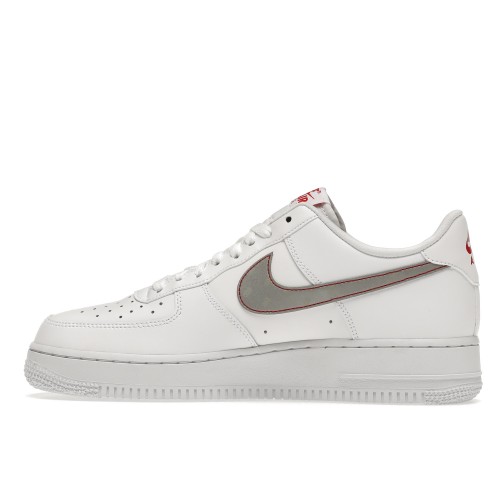 Кроссы Nike Air Force 1 Low 3M Swoosh White - мужская сетка размеров