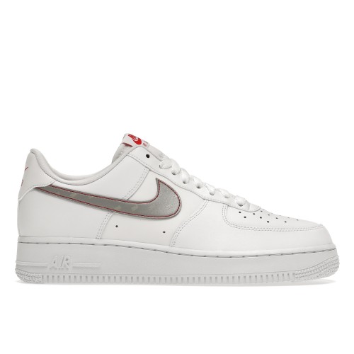 Кроссы Nike Air Force 1 Low 3M Swoosh White - мужская сетка размеров