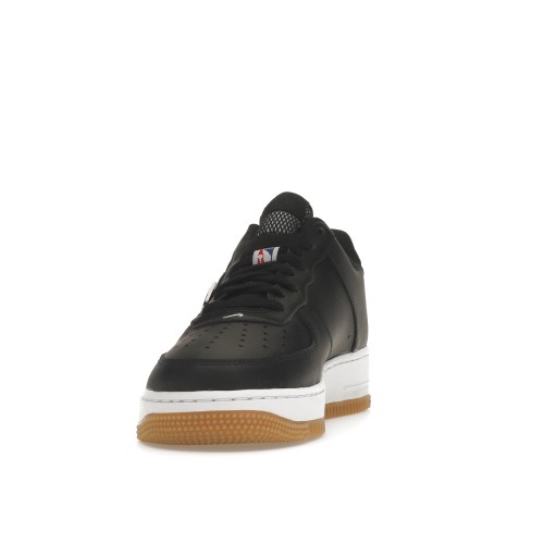 Кроссы Nike Air Force 1 Low 07 NBA Black Silver - мужская сетка размеров