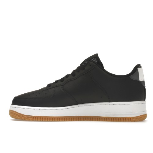 Кроссы Nike Air Force 1 Low 07 NBA Black Silver - мужская сетка размеров