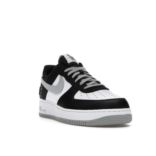 Кроссы Nike Air Force 1 Low 07 EMB Raiders Black White - мужская сетка размеров