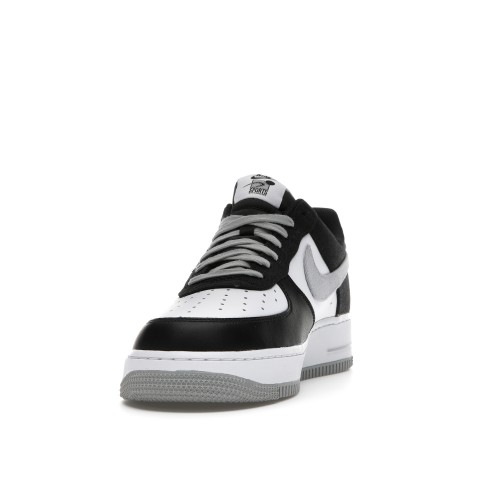 Кроссы Nike Air Force 1 Low 07 EMB Raiders Black White - мужская сетка размеров