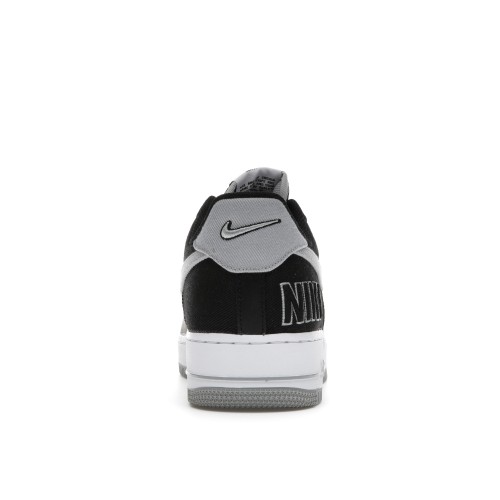 Кроссы Nike Air Force 1 Low 07 EMB Raiders Black White - мужская сетка размеров