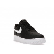 Кроссовки Nike Air Force 1 Low 07 Black White Pebbled Leather