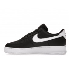 Кроссовки Nike Air Force 1 Low 07 Black White Pebbled Leather