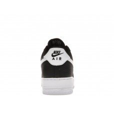 Кроссовки Nike Air Force 1 Low 07 Black White Pebbled Leather