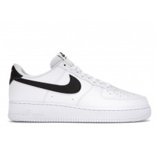 Кроссовки Nike Air Force 1 Low 07 White Black Pebbled Leather