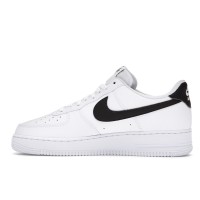Nike Air Force 1 Low 07 White Black Pebbled Leather
