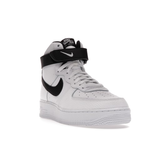 Кроссы Nike Air Force 1 High 07 White Black - мужская сетка размеров