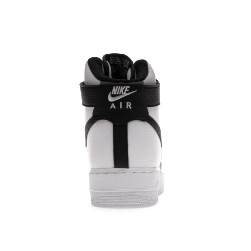 Кроссы Nike Air Force 1 High 07 White Black - мужская сетка размеров