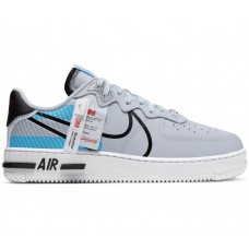 Кроссовки Nike Air Force 1 Low React 3M Pack Pure Platinum Baltic Blue