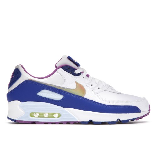 Кроссы Nike Air Max 90 Easter Blue (2020) - мужская сетка размеров