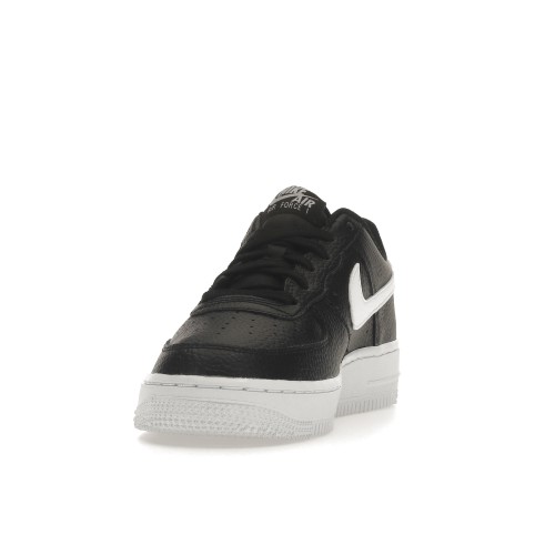 Кроссы Nike Air Force 1 Low Black White (GS) - подростковая сетка размеров