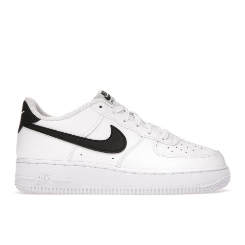 Кроссы Nike Air Force 1 Low White Black (GS) - подростковая сетка размеров