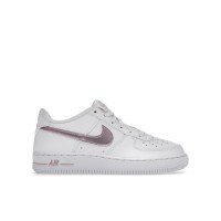 Подростковые кроссовки Nike Air Force 1 Low White Pink Glaze (GS)