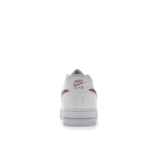 Кроссы Nike Air Force 1 Low White Pink Glaze (GS) - подростковая сетка размеров
