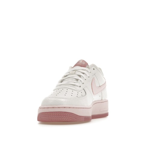 Кроссы Nike Air Force 1 Low White Pink (GS) (2022) - подростковая сетка размеров