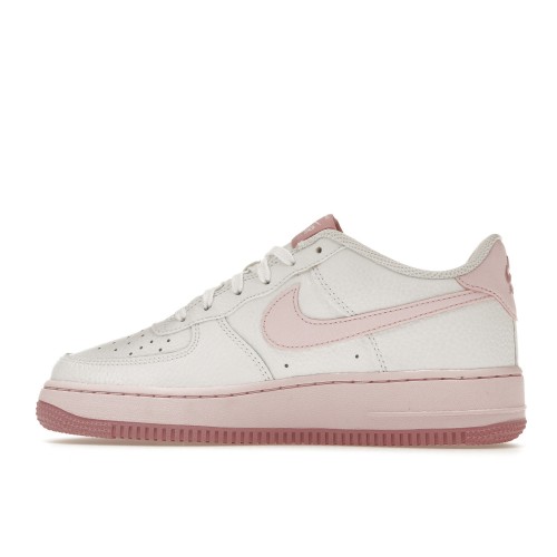 Кроссы Nike Air Force 1 Low White Pink (GS) (2022) - подростковая сетка размеров