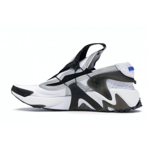 Кроссы Nike Adapt Huarache White Black (EU Charger) - мужская сетка размеров