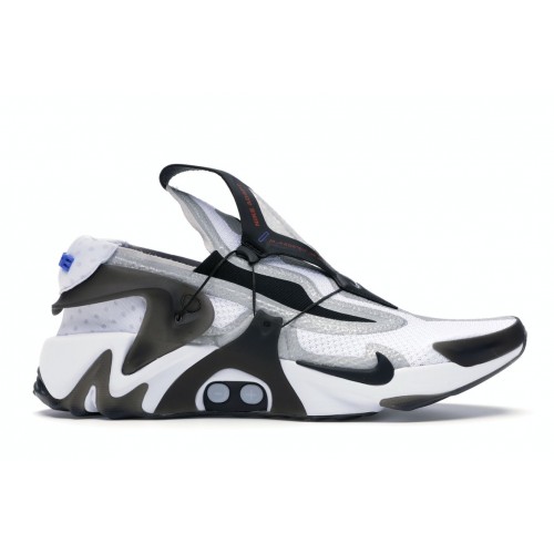 Кроссы Nike Adapt Huarache White Black (EU Charger) - мужская сетка размеров