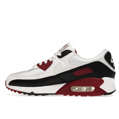 Кроссы Nike Air Max 90 Recraft New Maroon - мужская сетка размеров