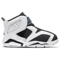 Малышам Jordan 6 Retro Little Flex White Black (TD)