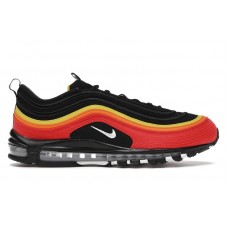 Кроссовки Nike Air Max 97 Black Chile Red Magma Orange